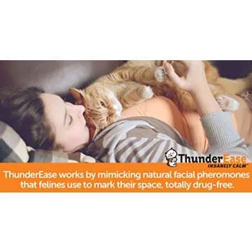 ThunderEase Cat Calming Pheromone Spray | Powered by FELIWAY | Reduce Anxiety During Travel, Vet Visits and Boarding