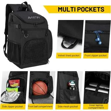 MIER 40L Sports Backpack with Laptop Compartment