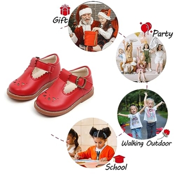 Stylish Mary Jane Toddler Shoes for Girls