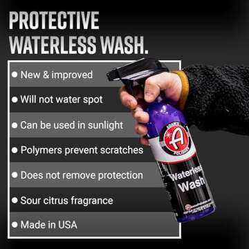 Adam's Polishes Waterless Wash - Eco-Friendly Car Care Solution