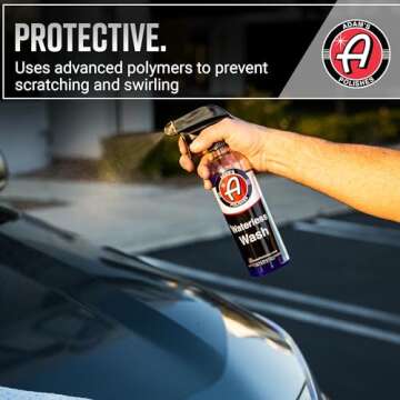Adam's Waterless Wash - Eco-Friendly Car Wash Spray