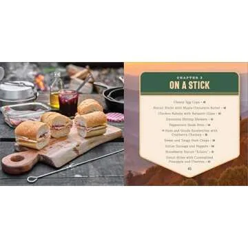 Easy Campfire Cookbook: Simple Skillet, Skewer, Dutch Oven, and Foil Packet Recipes for Cooking over Flames and Coals