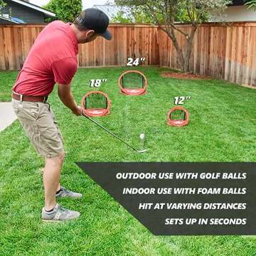 GoSports Chipster 3-Piece Golf Chipping Practice Set