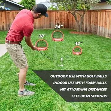 GoSports Chipster 3-Piece Golf Chipping Practice Set