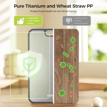 High-Quality Double-Sided Titanium Cutting Board for Kitchen