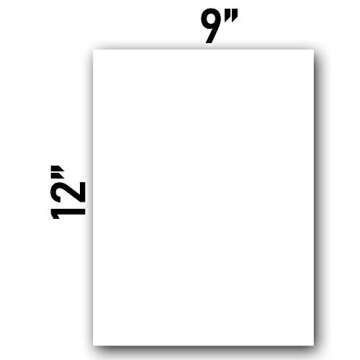 NARA Alcohol Ink Paper | White | 12 inches x 12 inches (12”x12”) | 330 microns/250 GSM | Medium+ Paper | 10 Sheets | Paper for Alcohol Ink Art Painting | 100% Stain-Free