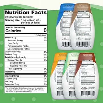 SweetLeaf Sweet Drops Stevia Liquid Sweetener Variety Pack - Sweeten and Flavor Foods, Keto Coffee w...