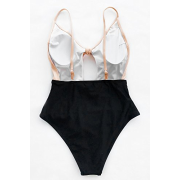 CUPSHE Sweet Honey Bowknot One-Piece Swimsuit for Women