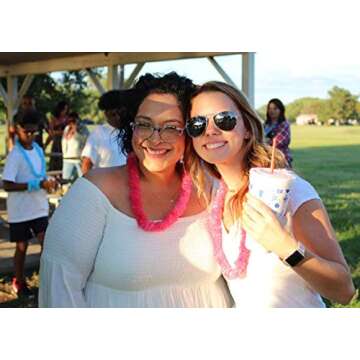 Oojami Baby Gender Reveal Leis Pack for Showers & Parties