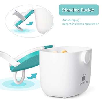 Termichy Baby Formula Dispenser, Portable Formula Dispenser Container with Scoop and Carry Handle for Travel Outdoor Activities for Baby Infant, 500ml