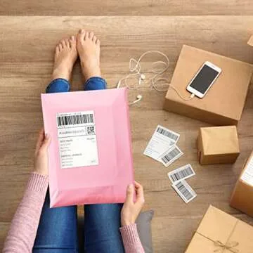 UCGOU Poly Mailers 10x13 Inch Light Pink 200 Pack Shipping Bags #4 Strong Mailing Envelopes Boutique Packaging Postal Self Seal Adhesive Waterproof and Tear Proof Small Business for Clothes Books