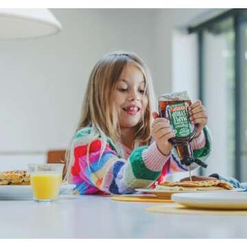 Butternut Mountain Farm Pure Vermont Maple Syrup, Organic, Grade A, Amber Rich, 12 oz, Easy Squeeze Bottle