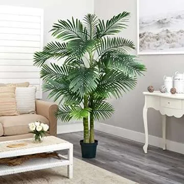 6 Feet Areca Palm Trees - Indoor Outdoor Modern Décor