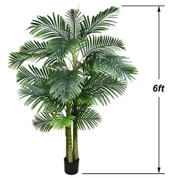 6 Feet Areca Palm Trees - Indoor Outdoor Modern Décor