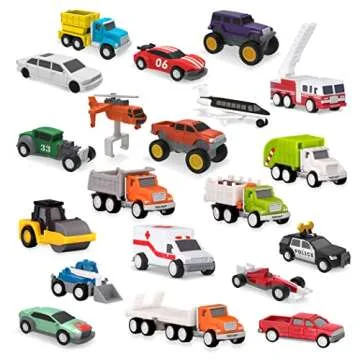 Driven Pocket Fleet: 20 Mini Toy Vehicles for Kids