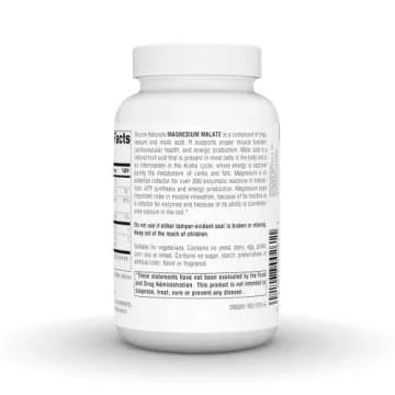 Source Naturals Magnesium Malate, Supports Muscles and Energy*, 3,750 MG per Serving - 90 Tablets