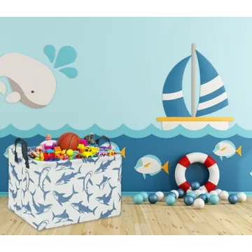 Cute Baby Shark Storage Basket for Kids Toys & Books | TIBAOLOVER