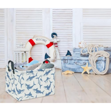 Cute Baby Shark Storage Basket for Kids Toys & Books | TIBAOLOVER
