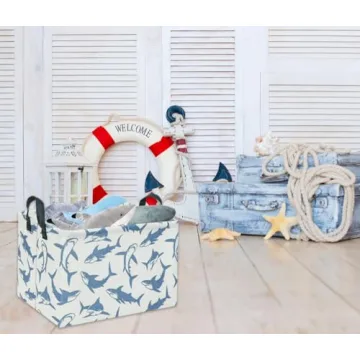 Cute Baby Shark Storage Basket for Kids Toys & Books | TIBAOLOVER