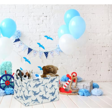Cute Baby Shark Storage Basket for Kids Toys & Books | TIBAOLOVER