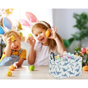 Cute Baby Shark Storage Basket for Kids Toys & Books | TIBAOLOVER