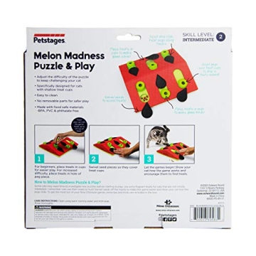 Catstages Melon Madness Puzzle Feeder for Cats