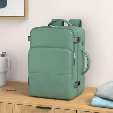 Sinaliy Travel Backpack, Flight Approved Backpack, College Backpack Bag, Casual Daypack, Hiking Back...