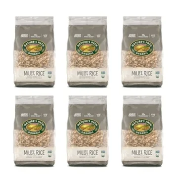 Nature's Path Organic Millet Rice Flakes Cereal Pack of 6