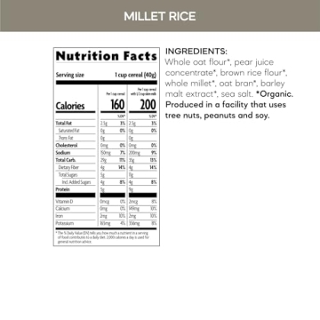 Nature's Path Organic Millet Rice Flakes Cereal Pack of 6