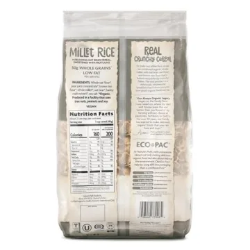 Nature's Path Organic Millet Rice Flakes Cereal Pack of 6