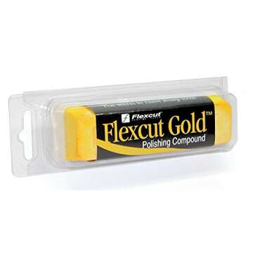 Flexcut Gold Polishing Compound, 6 oz Bar – Ideal for Tool Sharpening and Polishing
