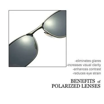 ZHILE Polarized Sunglasses for Men - Stylish and Protective