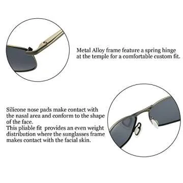 ZHILE Polarized Sunglasses for Men - Stylish and Protective