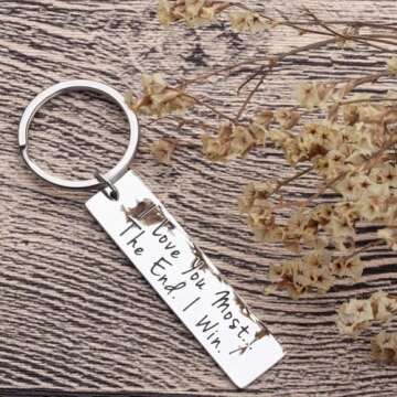 Gifts for Boyfriend Husband Wife Couple Birthday Gifts for Husband Wife Keychain Gifts for Anniversa...