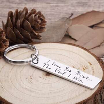 Gifts for Boyfriend Husband Wife Couple Birthday Gifts for Husband Wife Keychain Gifts for Anniversary Birthday Wedding Gift from Wifey Hubby Couple Best Friend Valentines Day Gifts for Him Her