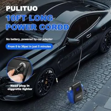 PULITUO Portable Air Compressor for Fast Inflation
