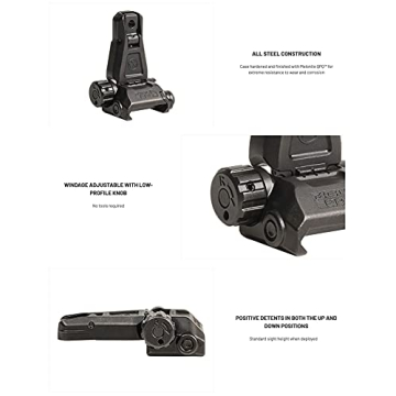 Magpul MBUS PRO Steel Backup Sights For Precision Shooting