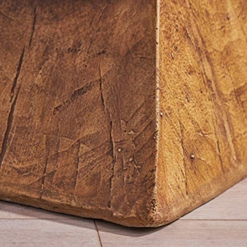 Stylish Lightweight Concrete Accent Table by Christopher Knight