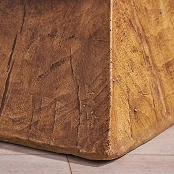 Stylish Lightweight Concrete Accent Table by Christopher Knight