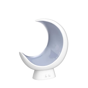 ECOLOR Smart Cordless Bedside Moon Lamp with Voice Control