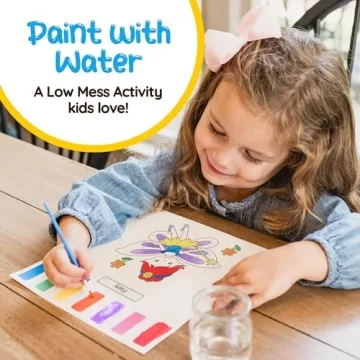 Mess-Free Paint With Water Book for Kids - Ages 2-6