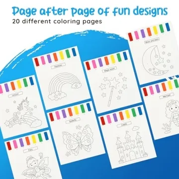 Mess-Free Paint With Water Book for Kids - Ages 2-6