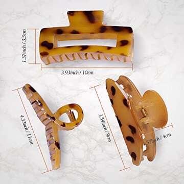 Stylish Rosmax Hair Clips for Women and Girls - 6 Pack