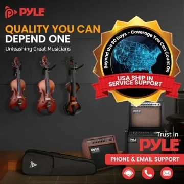 Pyle 3/4 Beginner Violin Kit with Case & Accessories