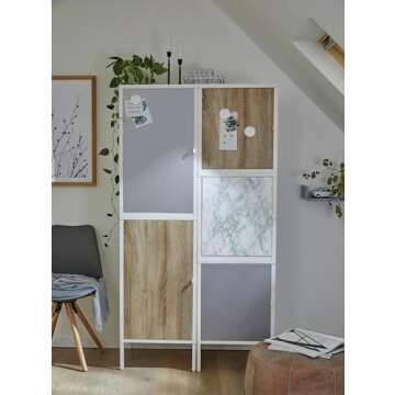 d-c-fix 346-0306 Decorative Self-Adhesive Film, Grey Marble, 17" x 78" Roll