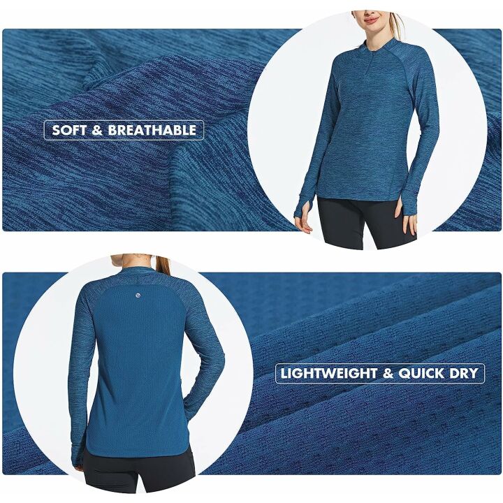BALEAF Women's Quick Dry Long Sleeve Shirt for Outdoor