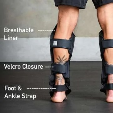 Elite Sports Muay Thai Shin Guards for Kickboxing & MMA