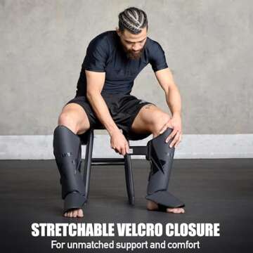 Elite Sports Muay Thai Shin Guards for Kickboxing & MMA