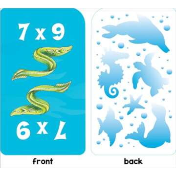 School Zone - Math War Multiplication Game Cards - Ages 8+, 3rd Grade, 4th Grade, 5th Grade, Math Games, Beginning Algebra, Multiplication Facts & Tables, and More