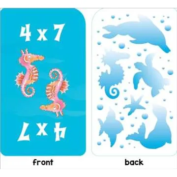 School Zone - Math War Multiplication Game Cards - Ages 8+, 3rd Grade, 4th Grade, 5th Grade, Math Games, Beginning Algebra, Multiplication Facts & Tables, and More